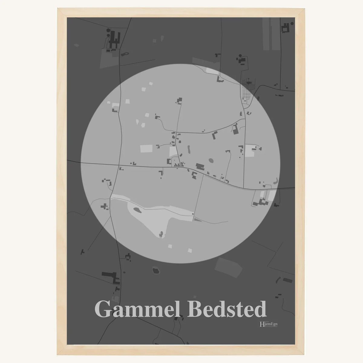 Gammel Bedsted plakat – Centrum 2026 – Lys pastel grå