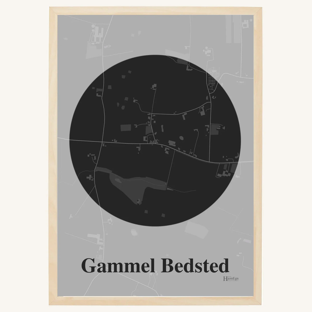 Gammel Bedsted plakat – Centrum 2026 – Mørk grå
