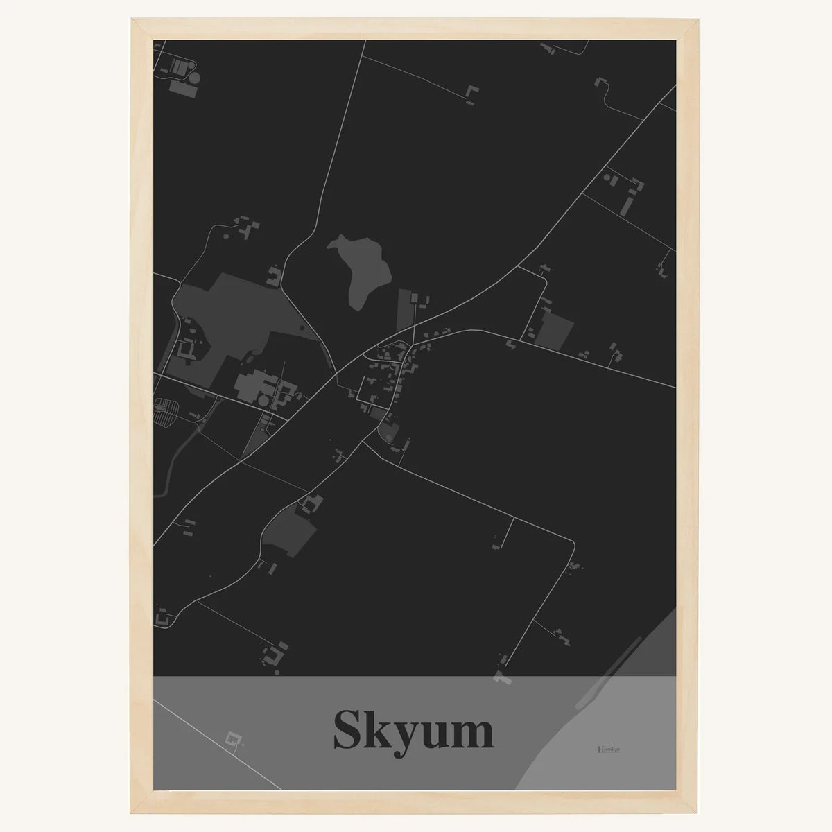 Skyum plakat – Firkantet 2026 – Mørk grå
