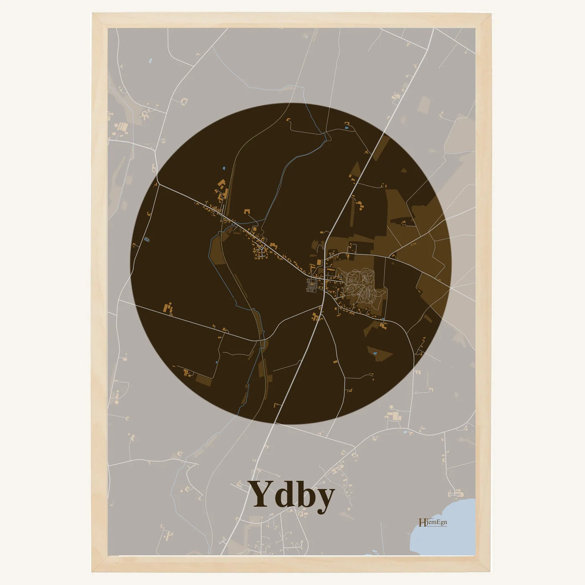 Ydby plakat – Centrum 2026 – Mørk brun