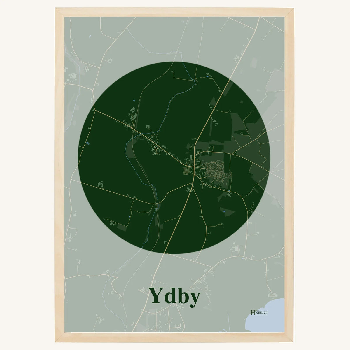 Ydby plakat – Centrum 2026 – Mørk grøn