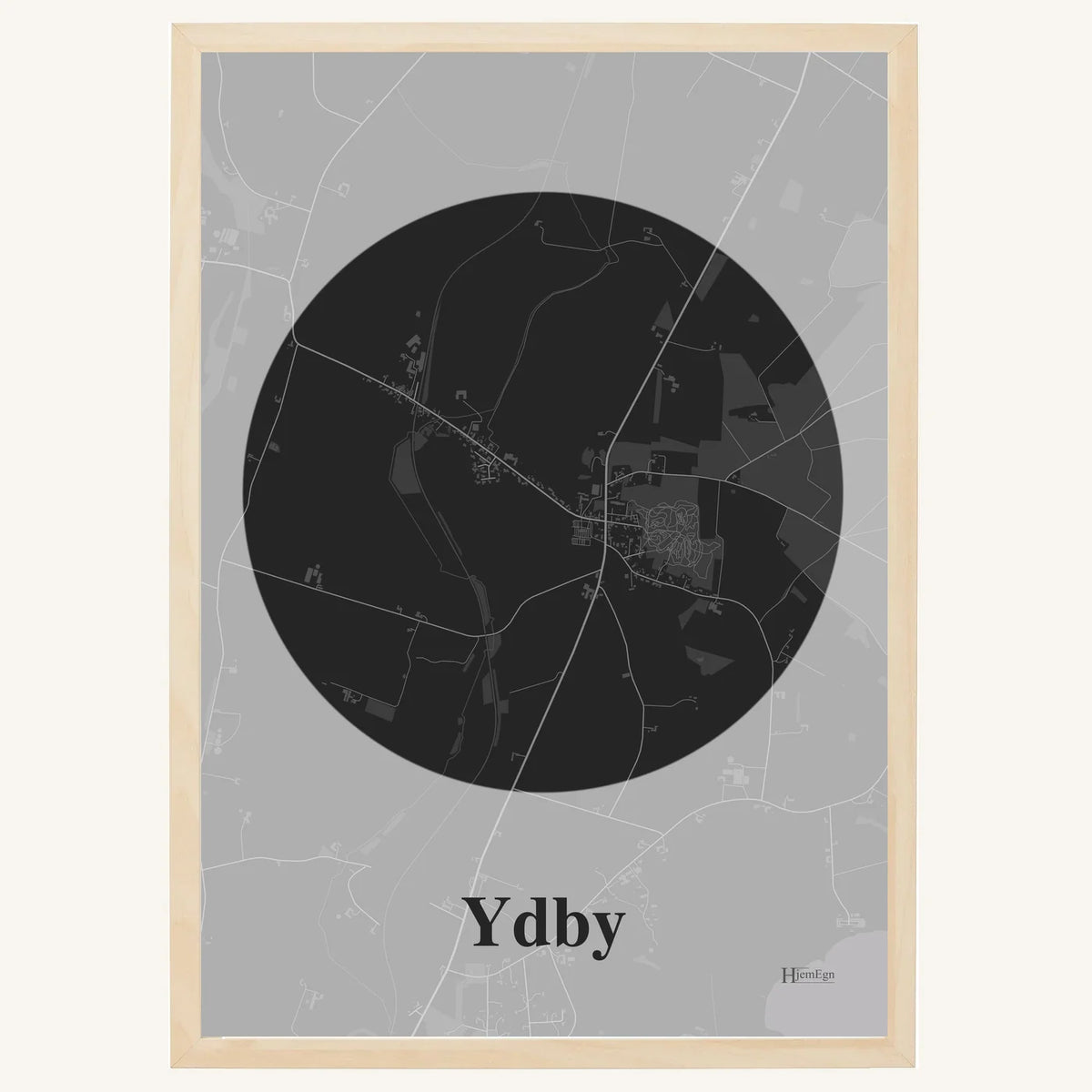 Ydby plakat – Centrum 2026 – Mørk grå