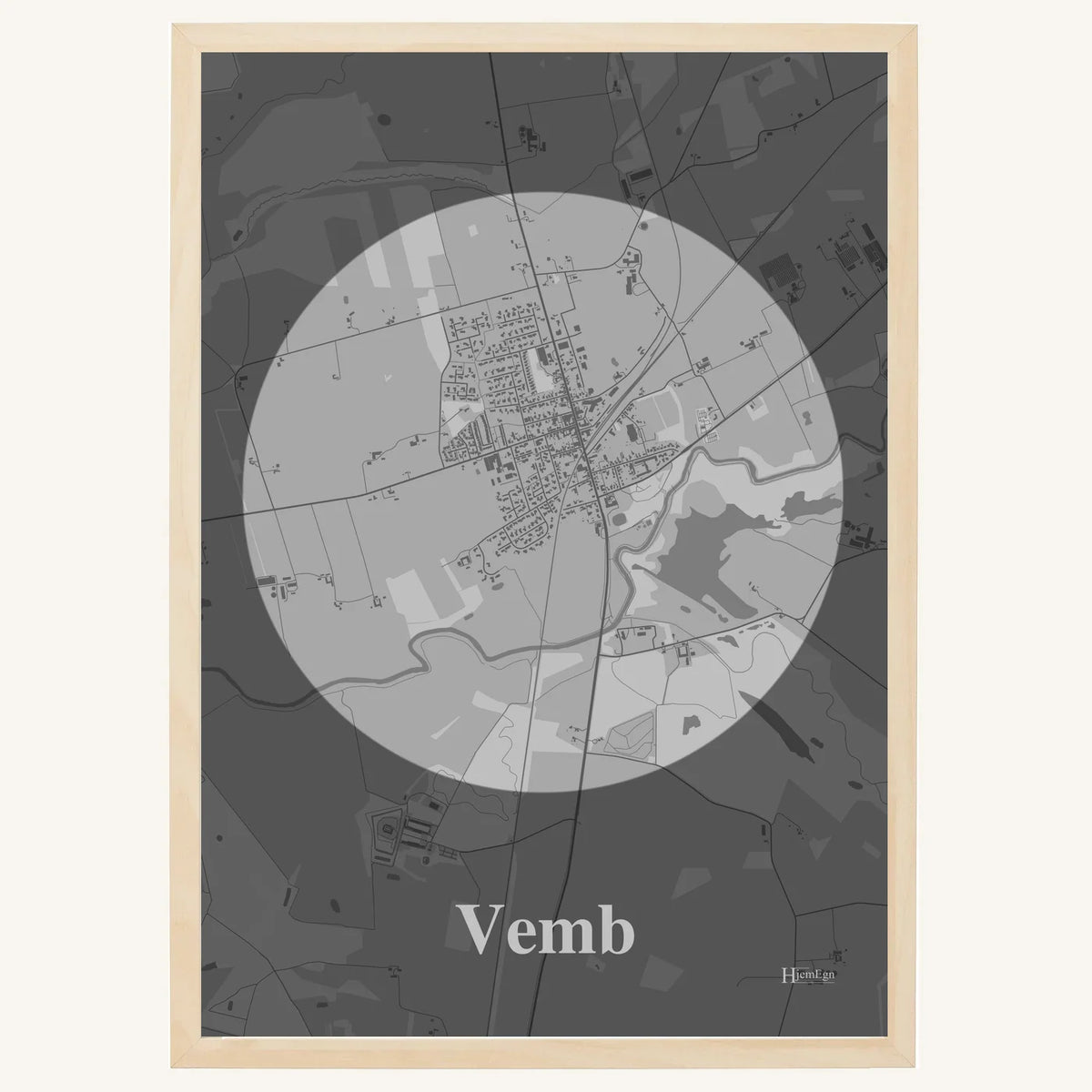 Vemb plakat – Centrum 2026 – Lys pastel grå