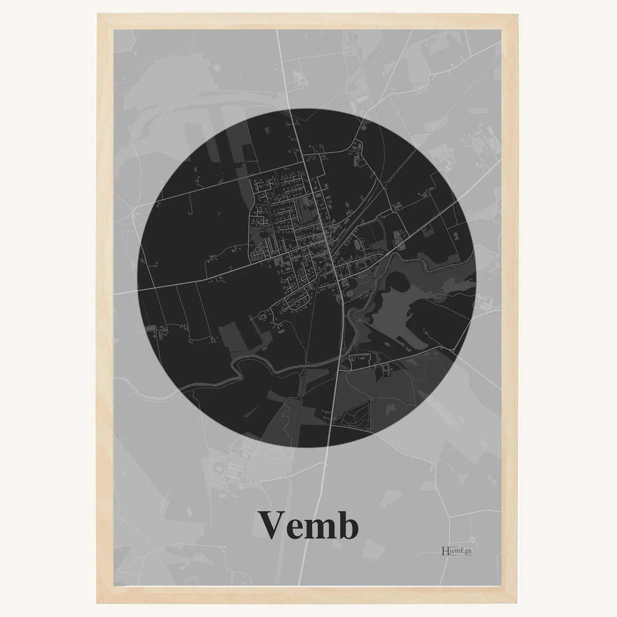Vemb plakat – Centrum 2026 – Mørk grå