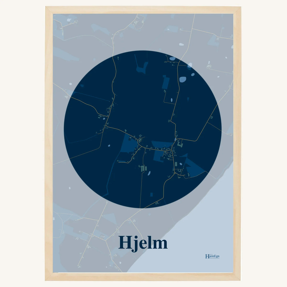 Hjelm plakat – Centrum 2026 – Mørk blå