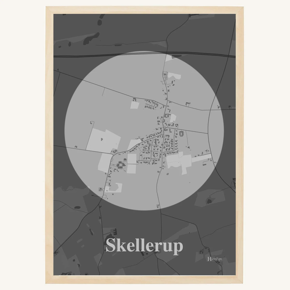 Skellerup plakat – Centrum 2026 – Lys pastel grå