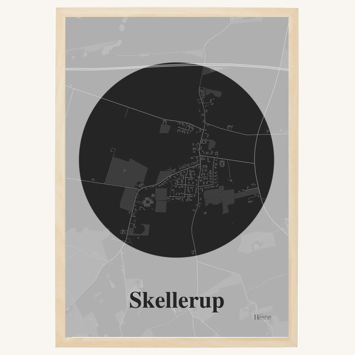 Skellerup plakat – Centrum 2026 – Mørk grå