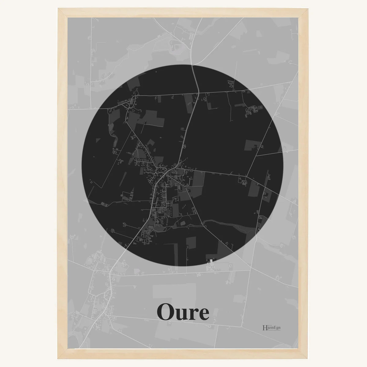 Oure plakat – Centrum 2026 – Mørk grå