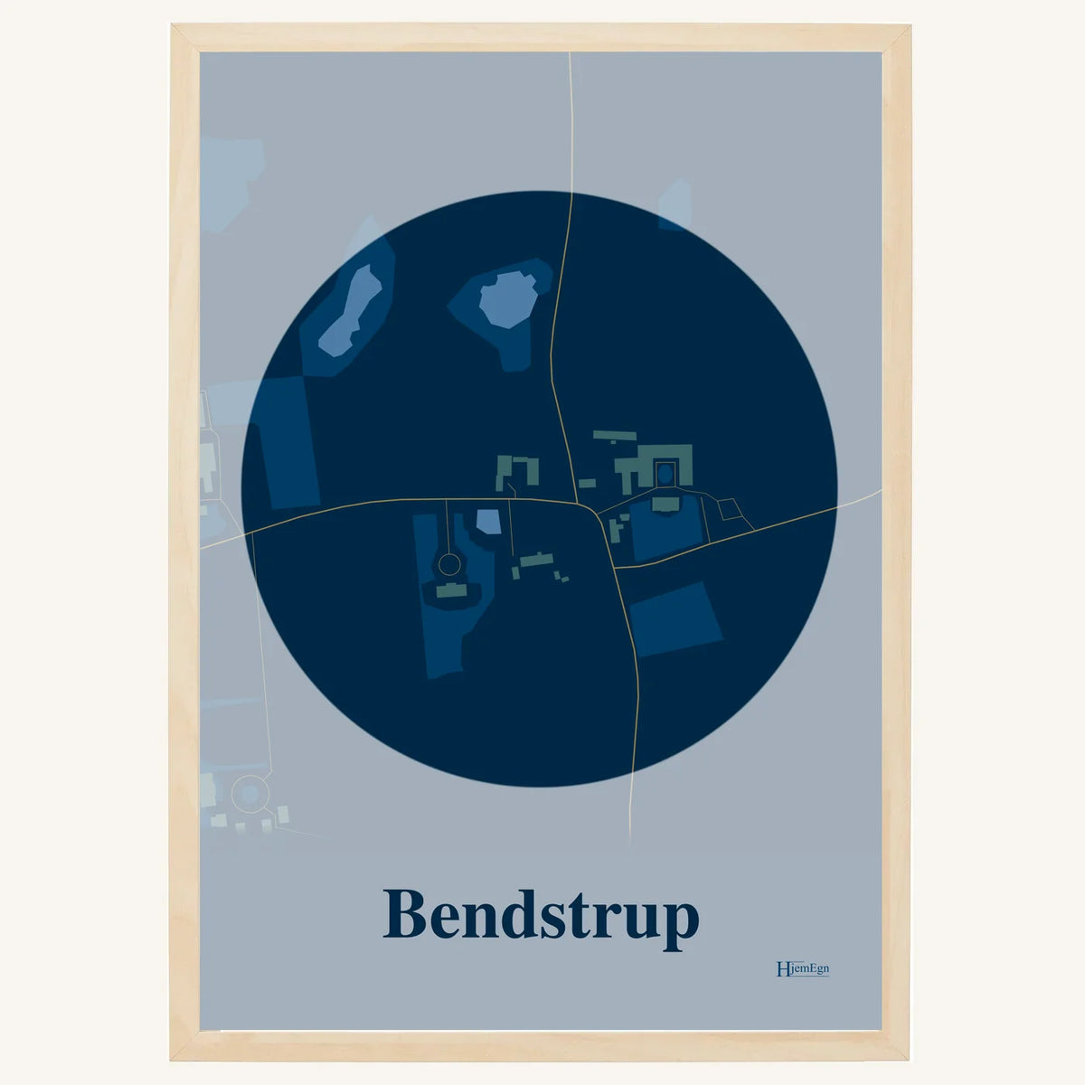 Bendstrup plakat – Centrum 2026 – Mørk blå