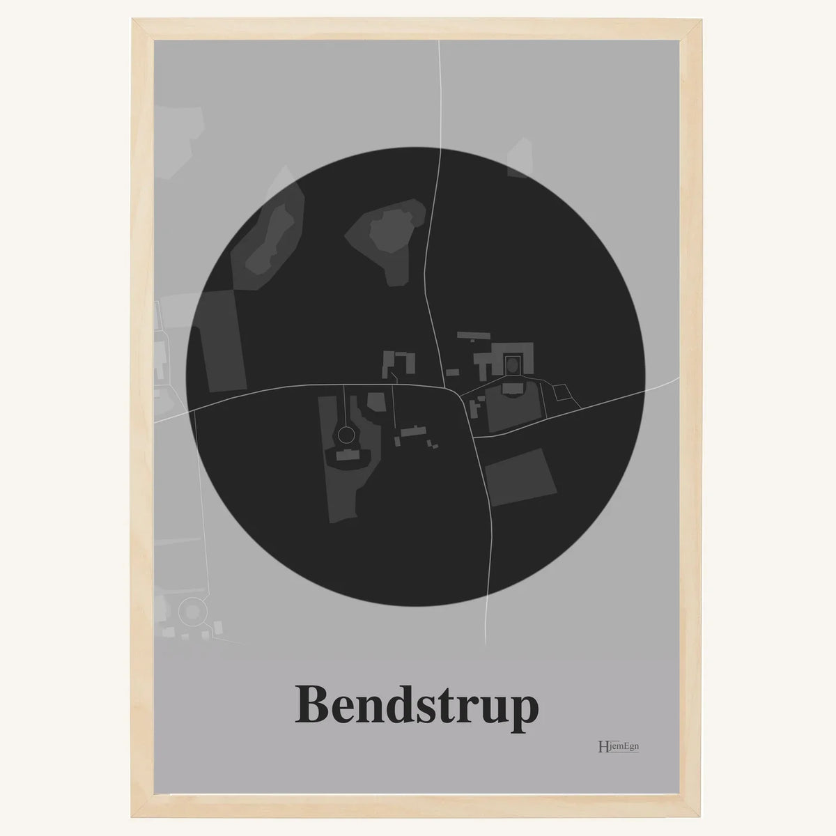 Bendstrup plakat – Centrum 2026 – Mørk grå