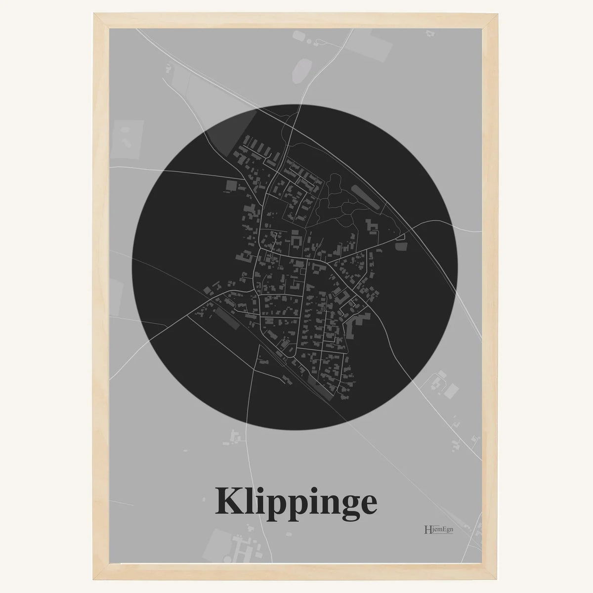 Klippinge plakat – Centrum 2026 – Mørk grå