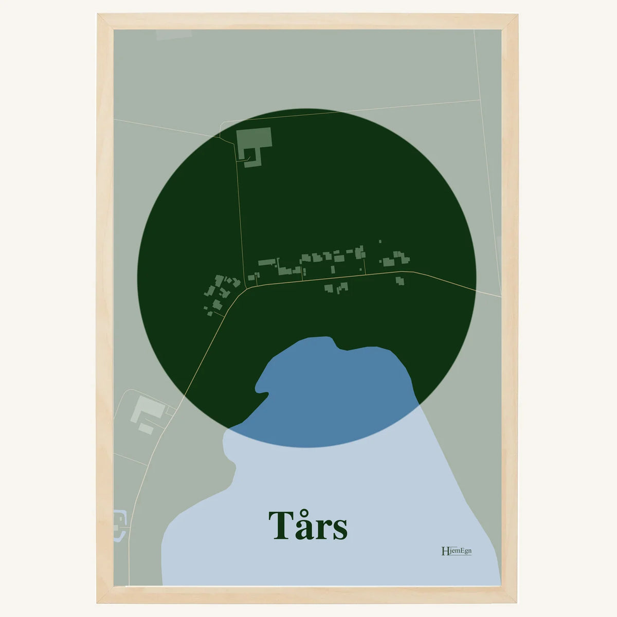 Tårs plakat – Centrum 2026 – Mørk grøn