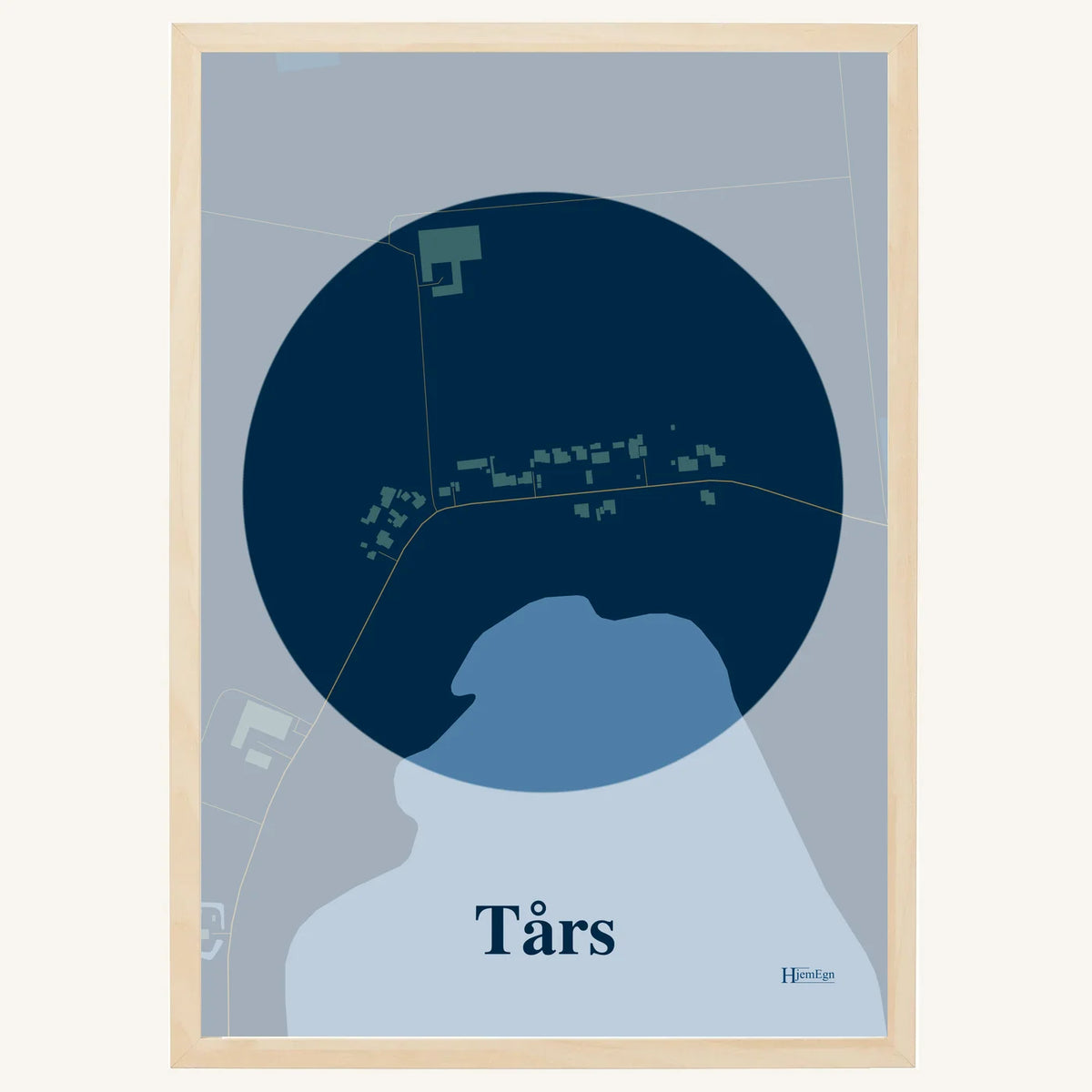 Tårs plakat – Centrum 2026 – Mørk blå