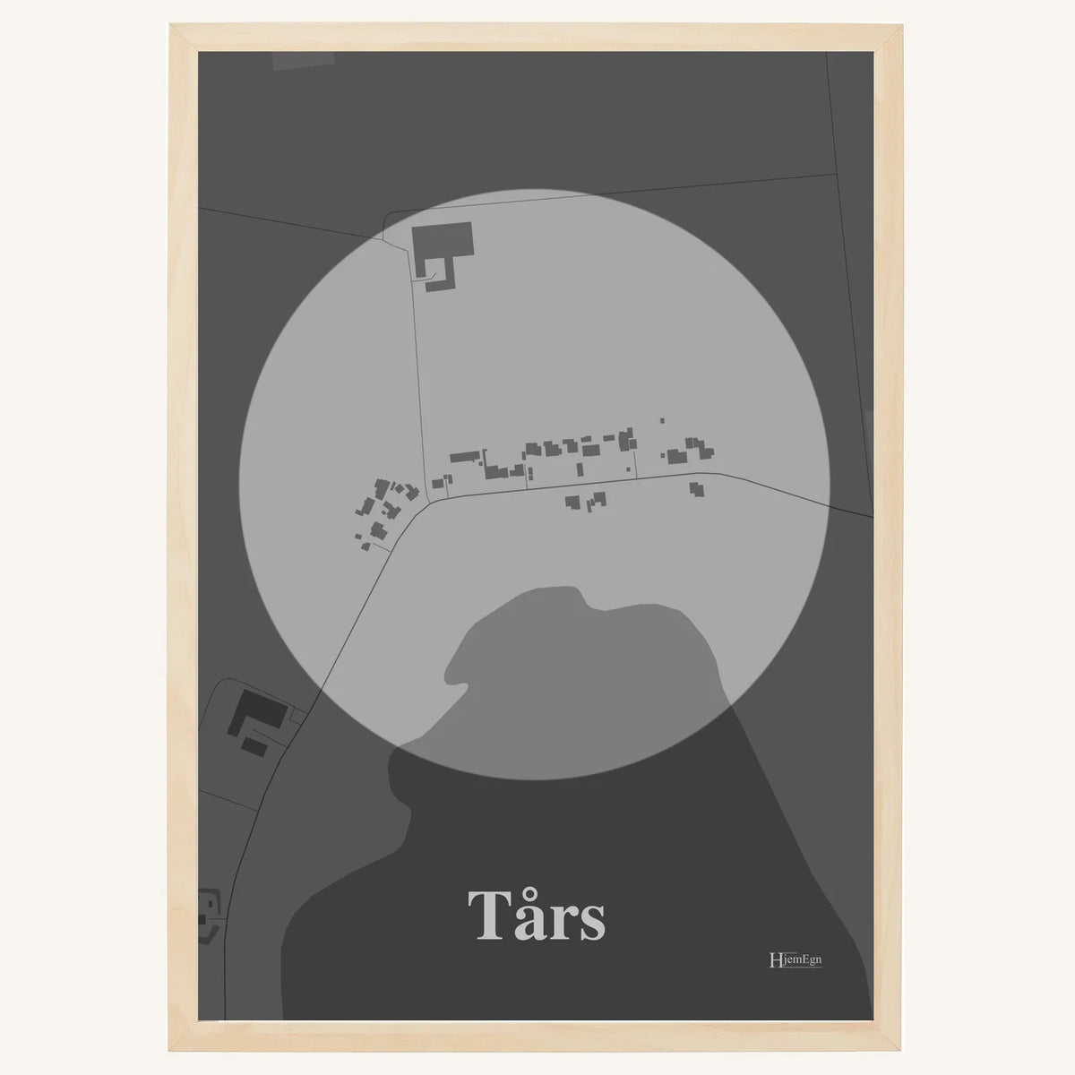 Tårs plakat – Centrum 2026 – Lys pastel grå