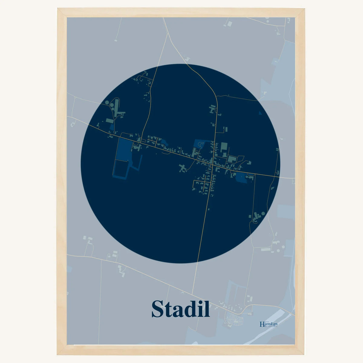 Stadil plakat – Centrum 2026 – Mørk blå