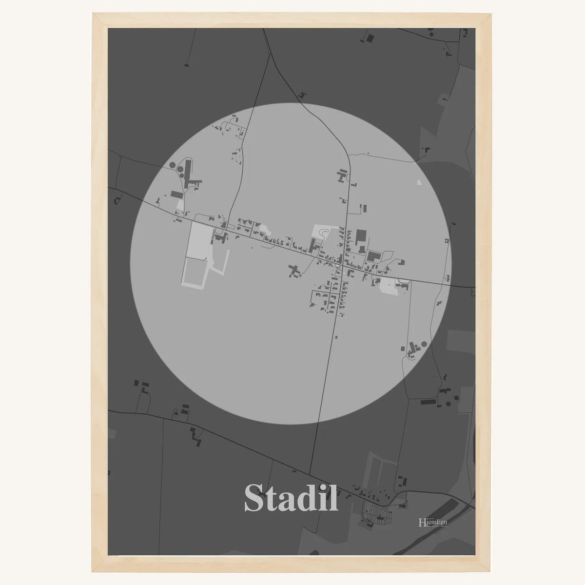 Stadil plakat – Centrum 2026 – Lys pastel grå