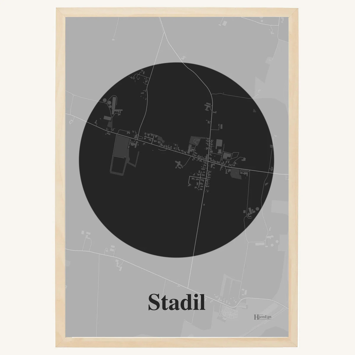 Stadil plakat – Centrum 2026 – Mørk grå