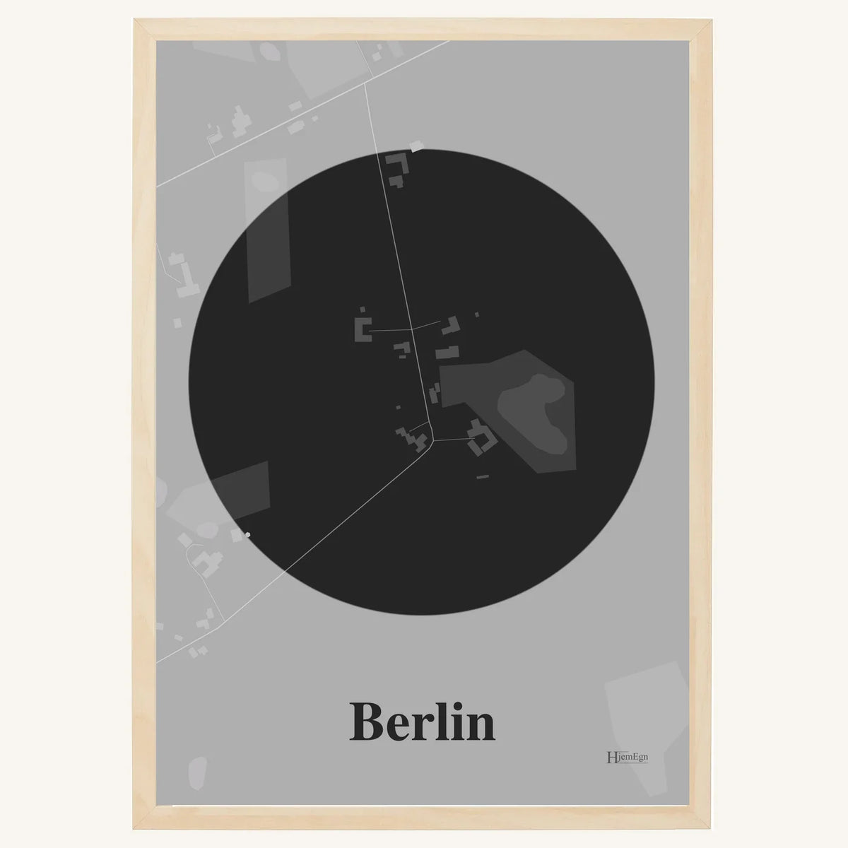 Berlin plakat – Centrum 2026 – Mørk grå