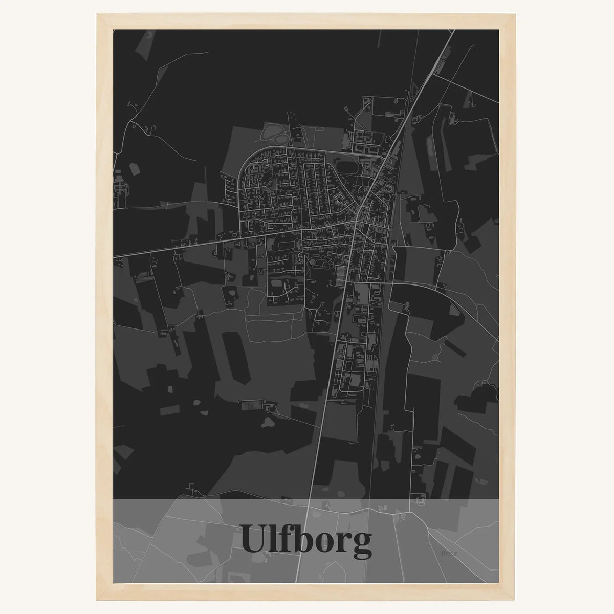 Ulfborg plakat – Firkantet 2026 – Mørk grå