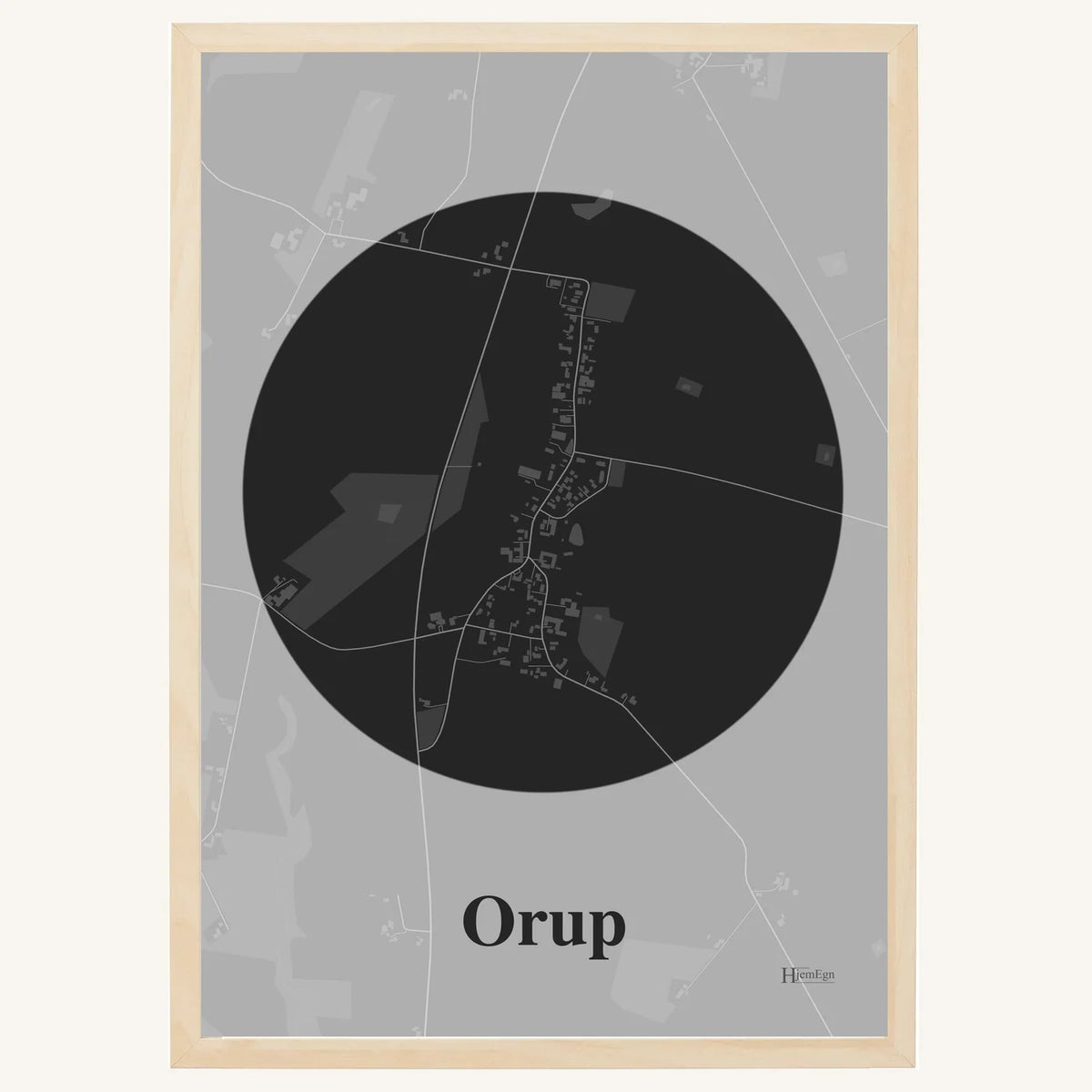 Orup plakat – Centrum 2026 – Mørk grå