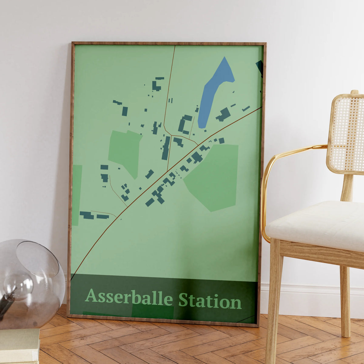 Asserballe Station plakat – Firkantet 2026