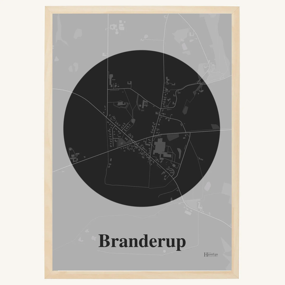 Branderup plakat – Centrum 2026 – Mørk grå
