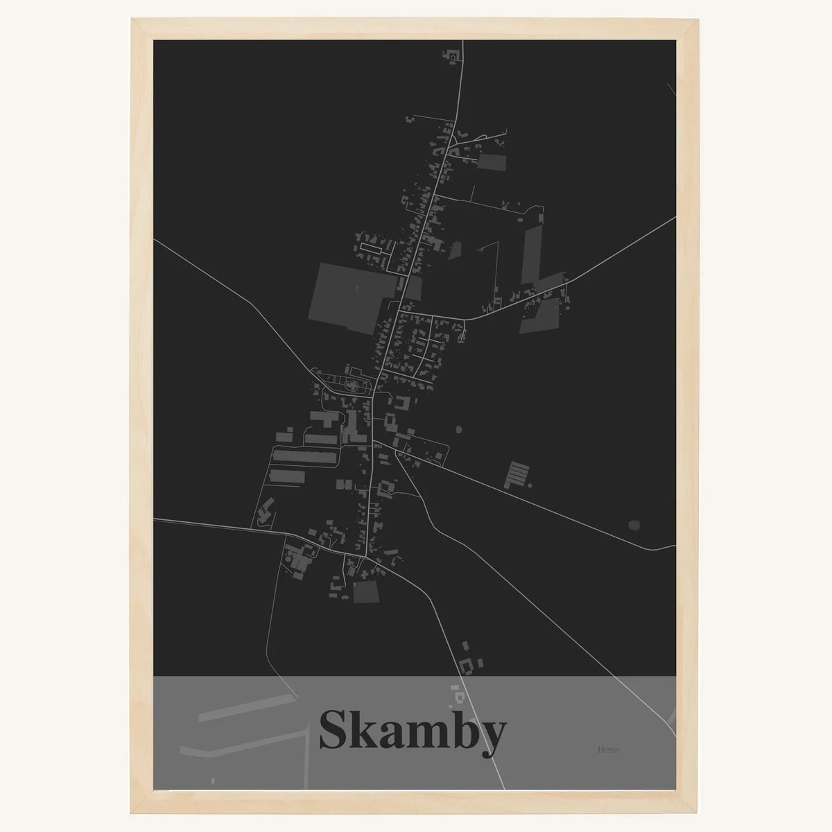 Skamby plakat – Firkantet 2026 – Mørk grå