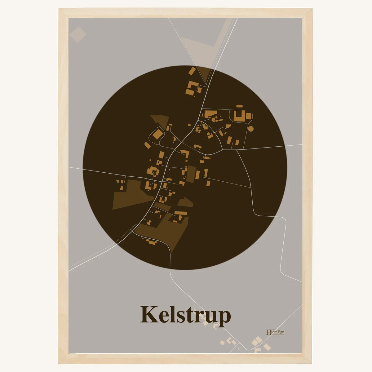 Kelstrup plakat – Centrum 2026 – Mørk brun