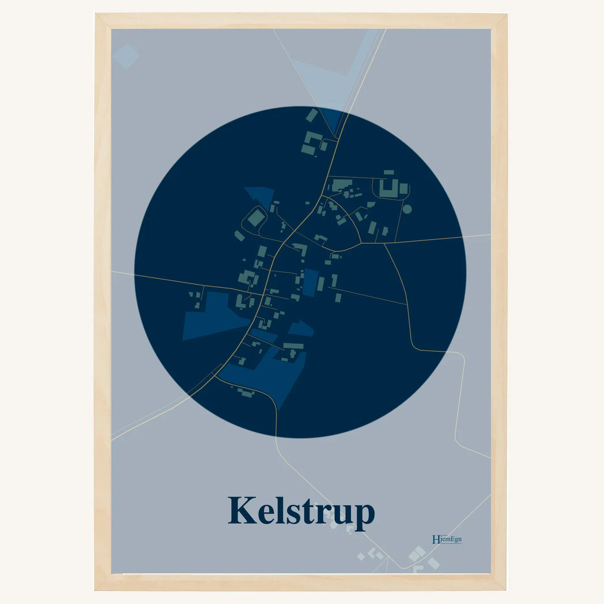 Kelstrup plakat – Centrum 2026 – Mørk blå