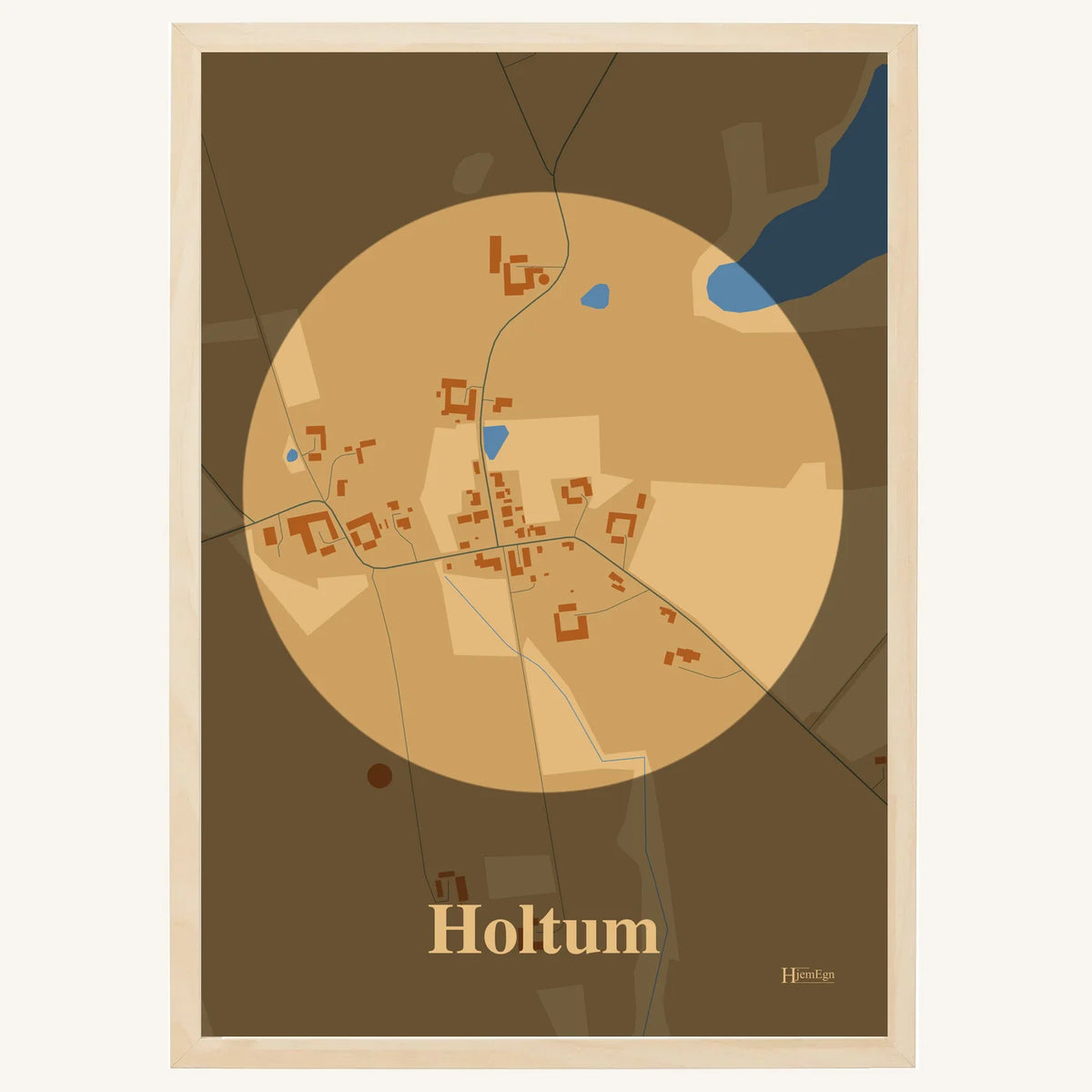 Holtum plakat – Centrum 2026 – Lys pastel brun