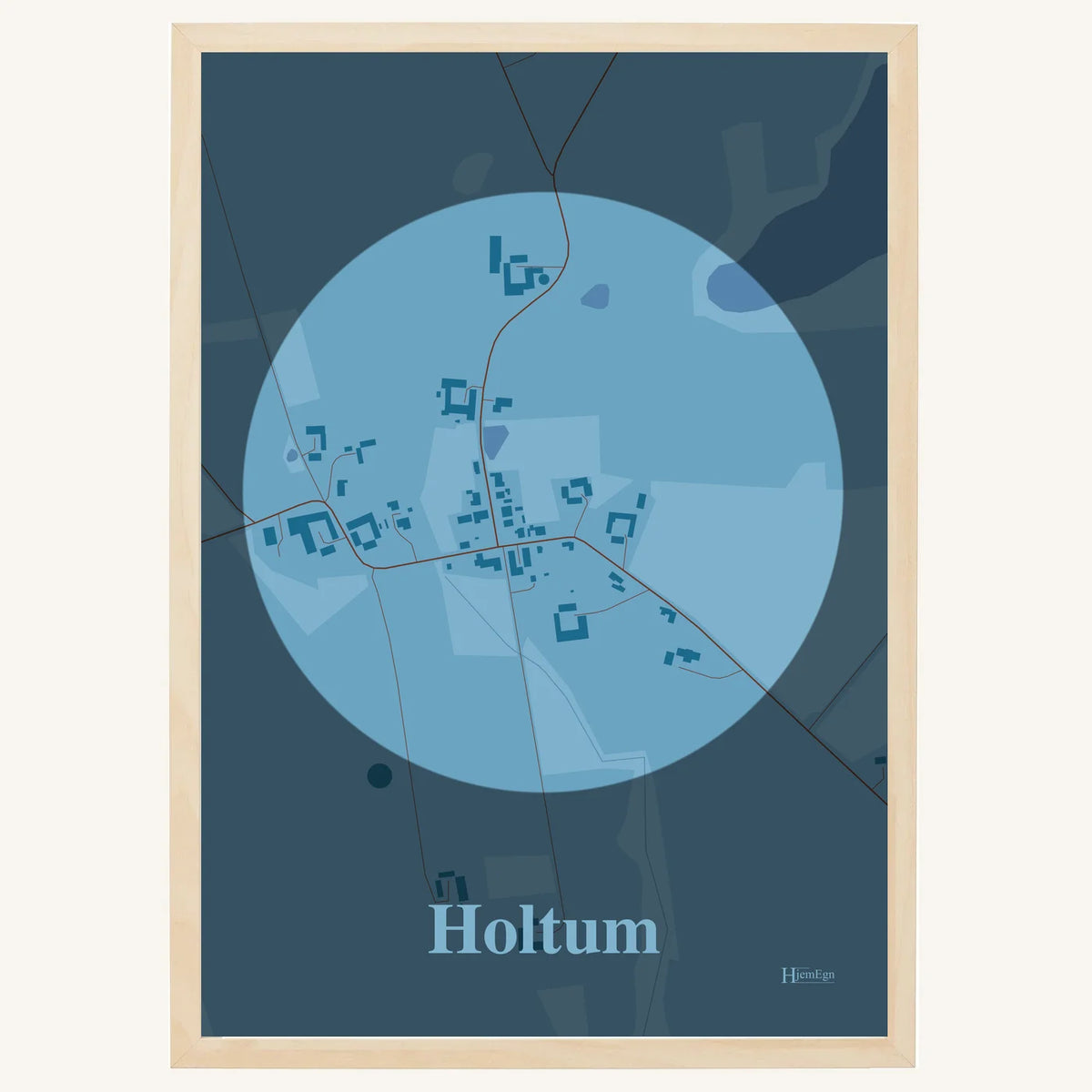 Holtum plakat – Centrum 2026 – Lys pastel blå