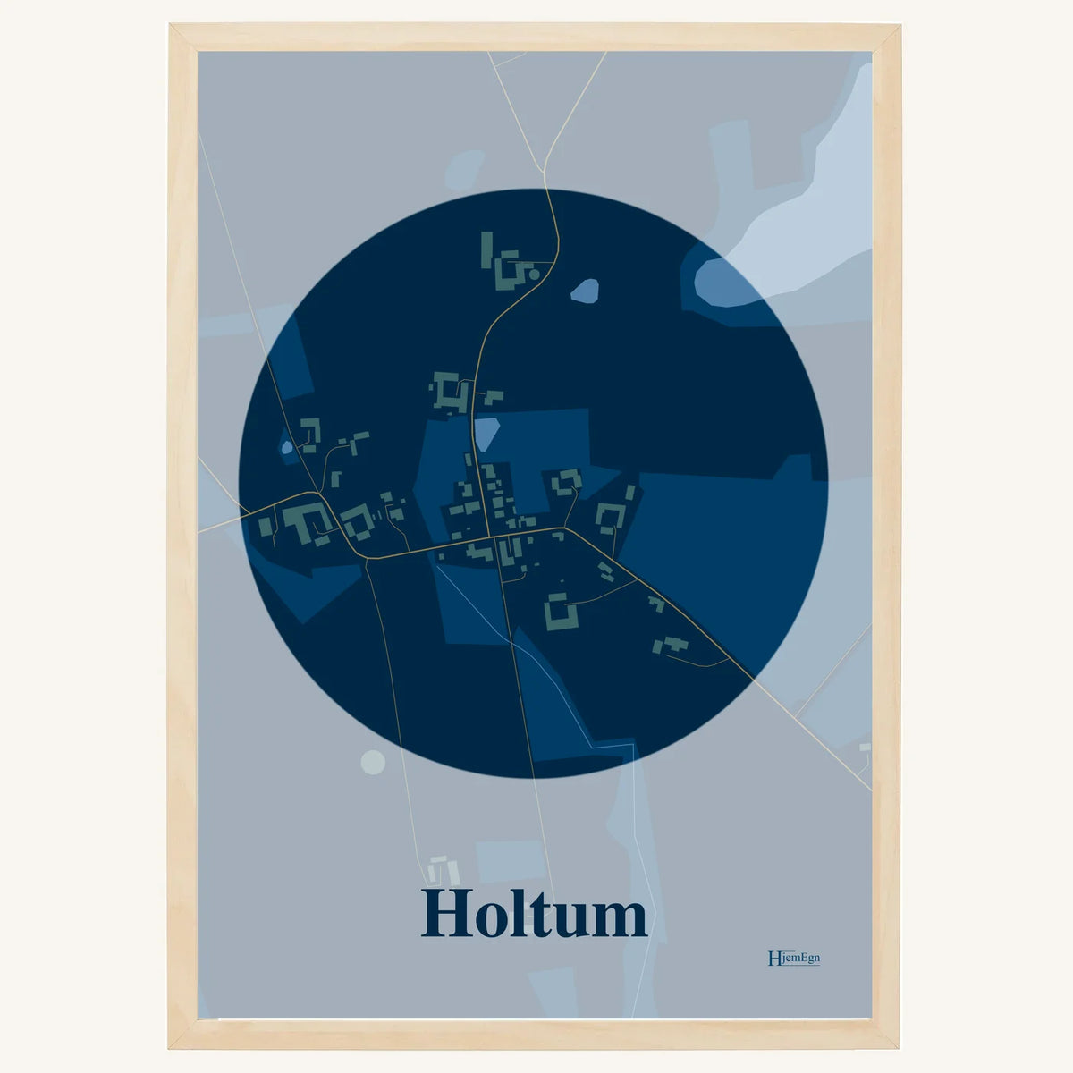 Holtum plakat – Centrum 2026 – Mørk blå