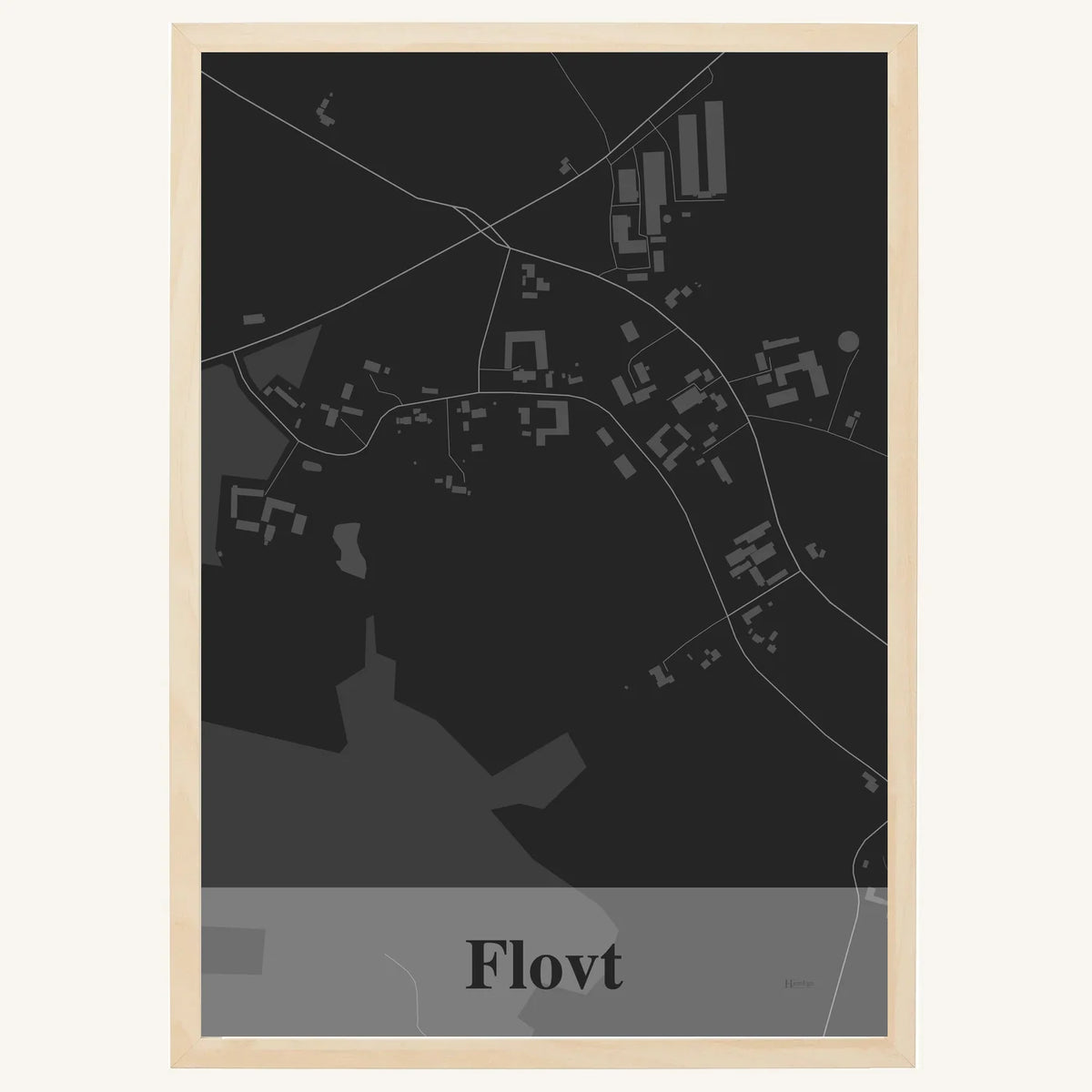 Flovt plakat – Firkantet 2026 – Mørk grå