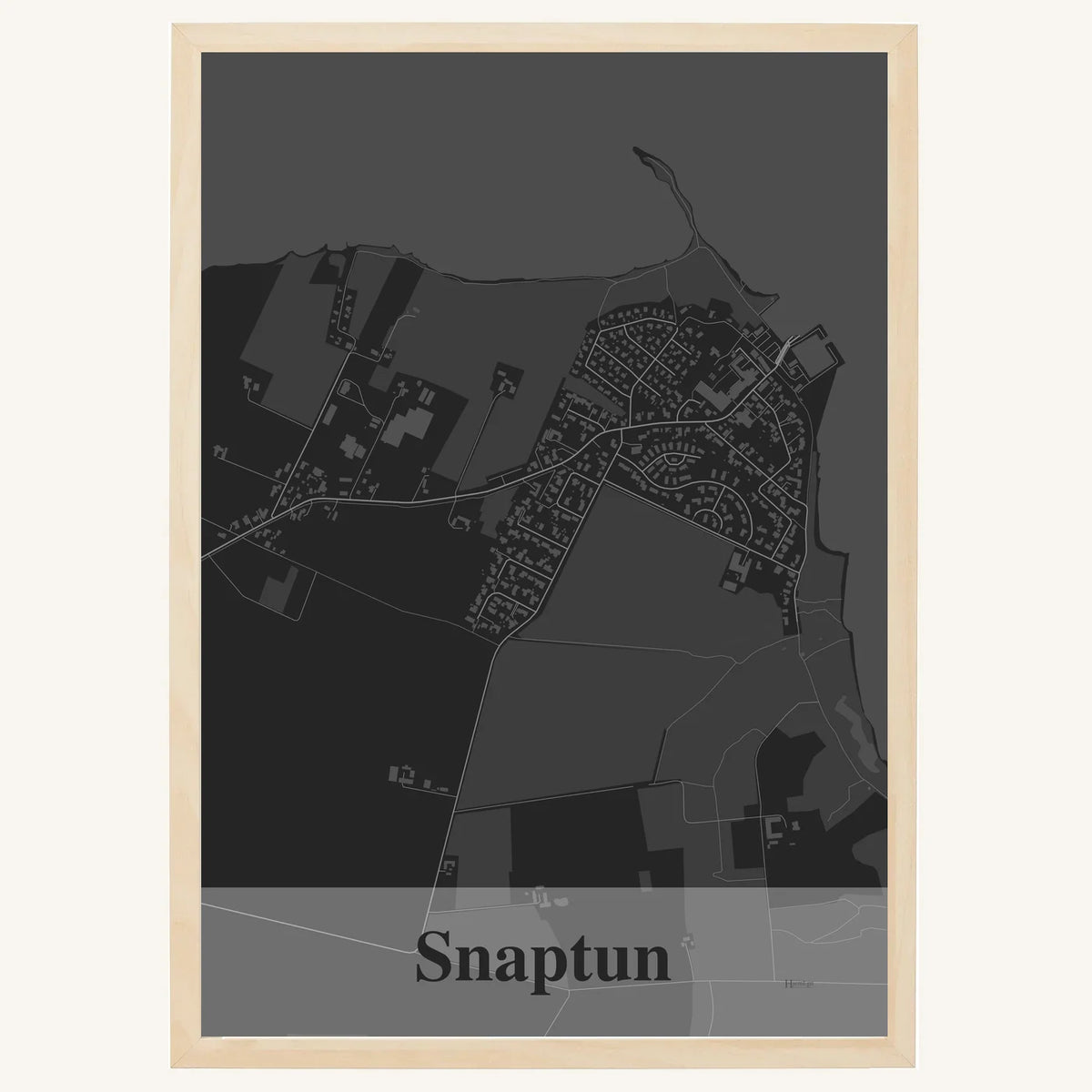 Snaptun plakat – Firkantet 2026 – Mørk grå