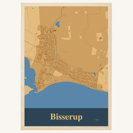Bisserup Plakat – Lys pastel brun