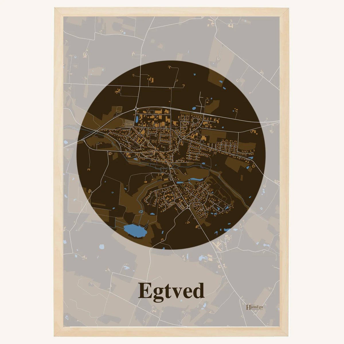 Egtved Plakat – Mørk brun