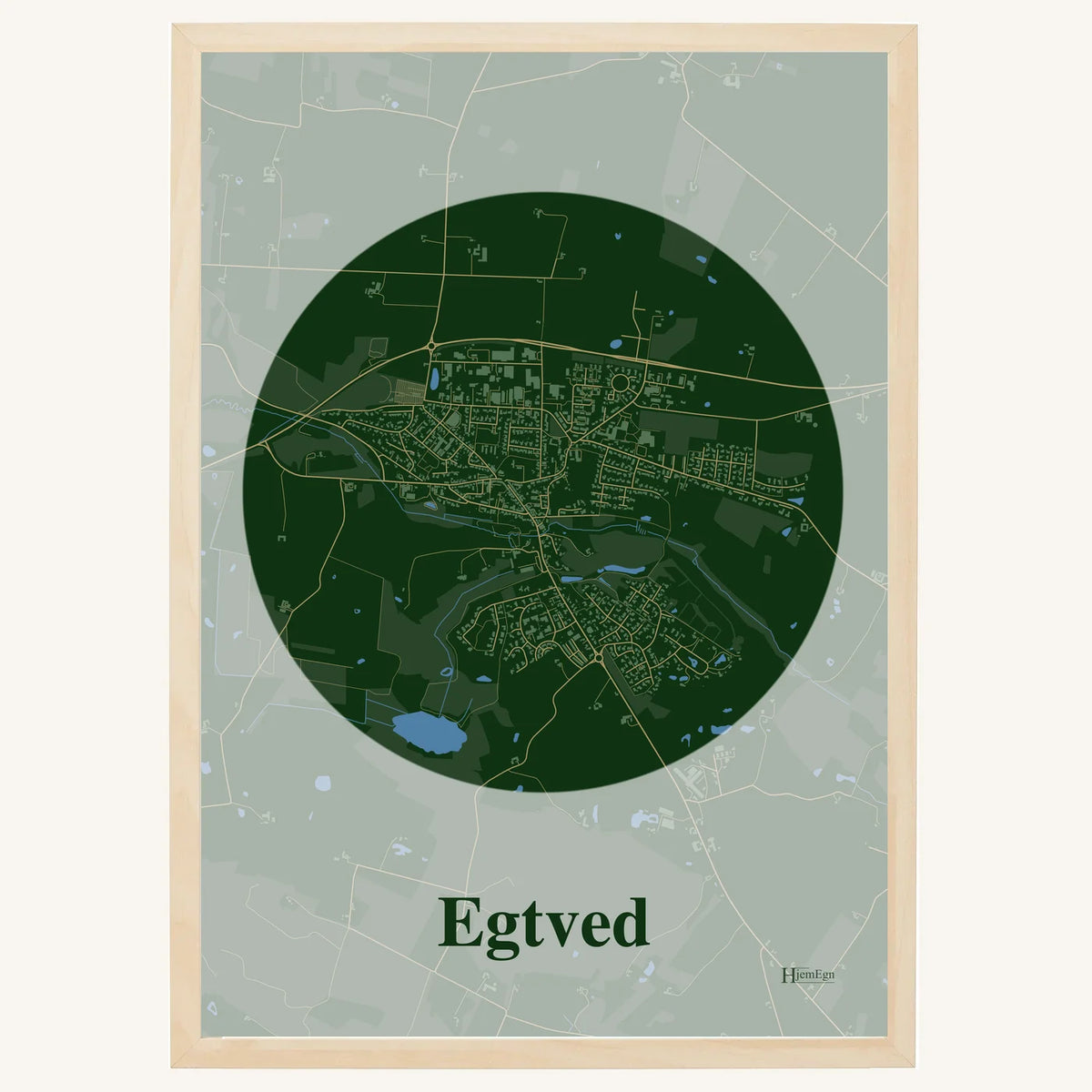 Egtved Plakat – Mørk grøn