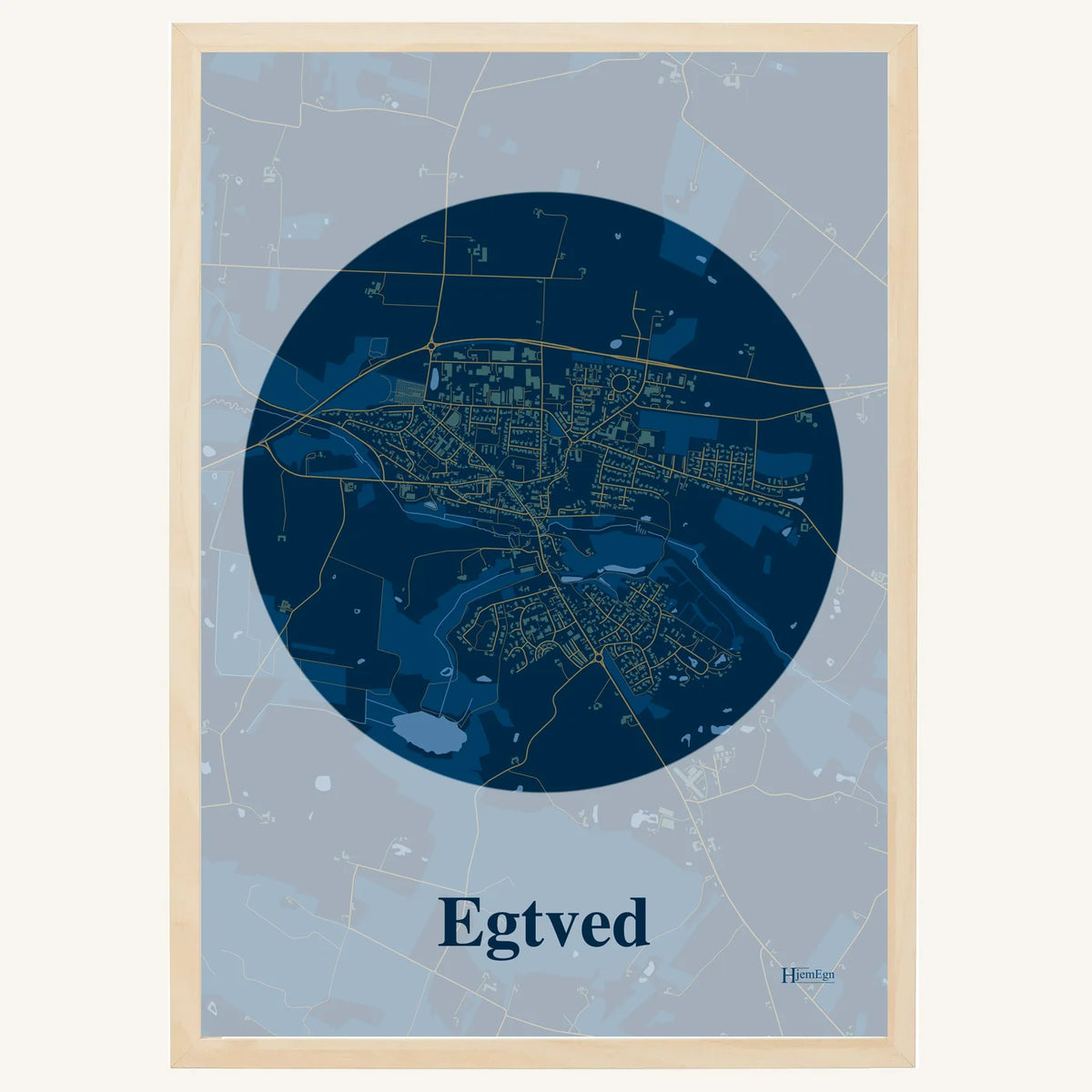 Egtved Plakat – Mørk blå