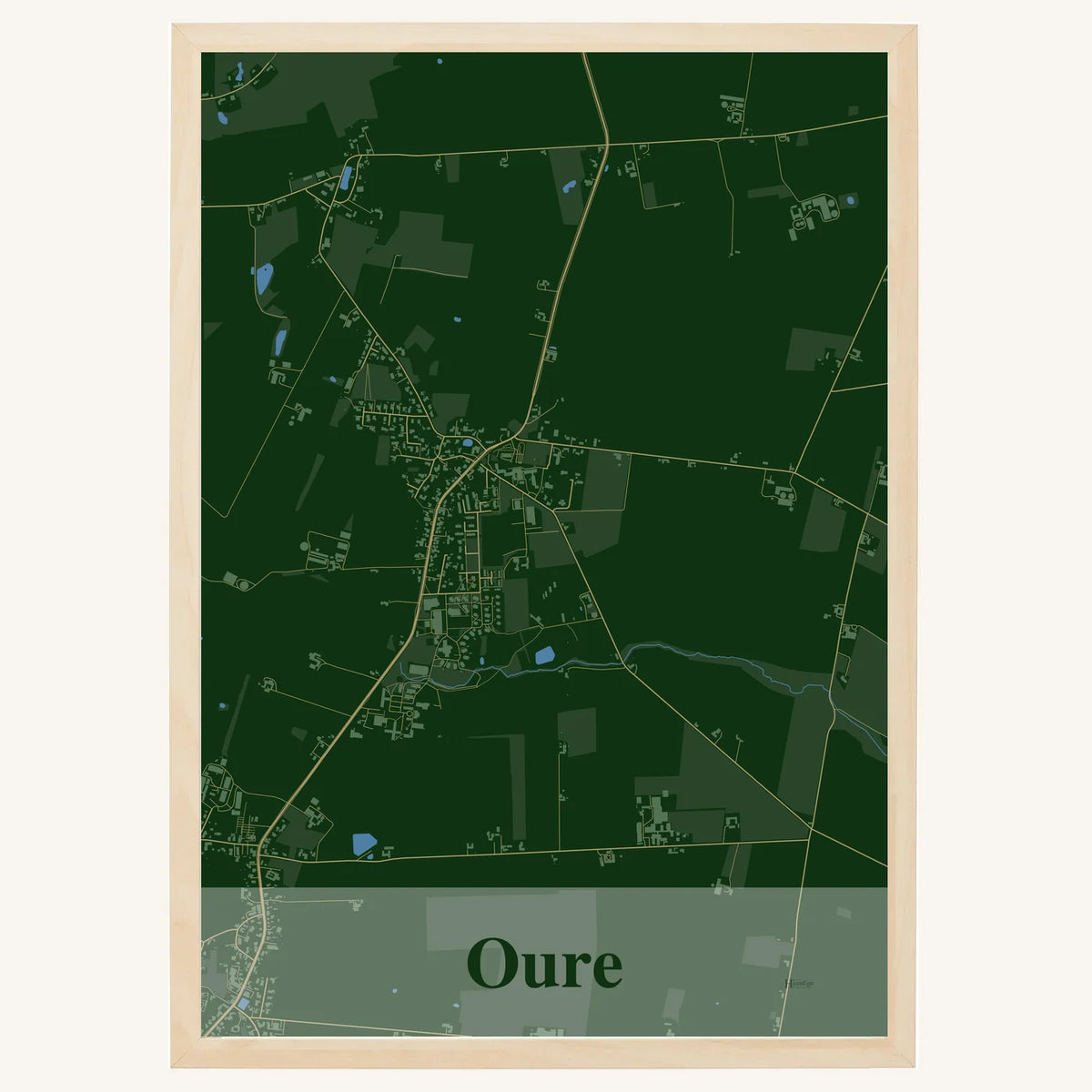 Oure plakat – Firkantet 2026 – Mørk grøn