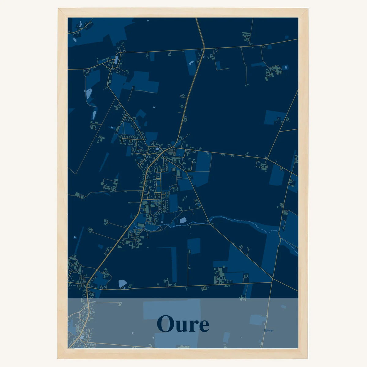 Oure plakat – Firkantet 2026 – Mørk blå