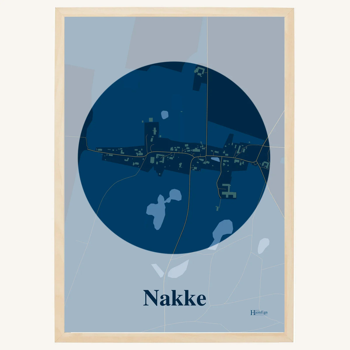 Nakke plakat – Centrum 2026 – Mørk blå
