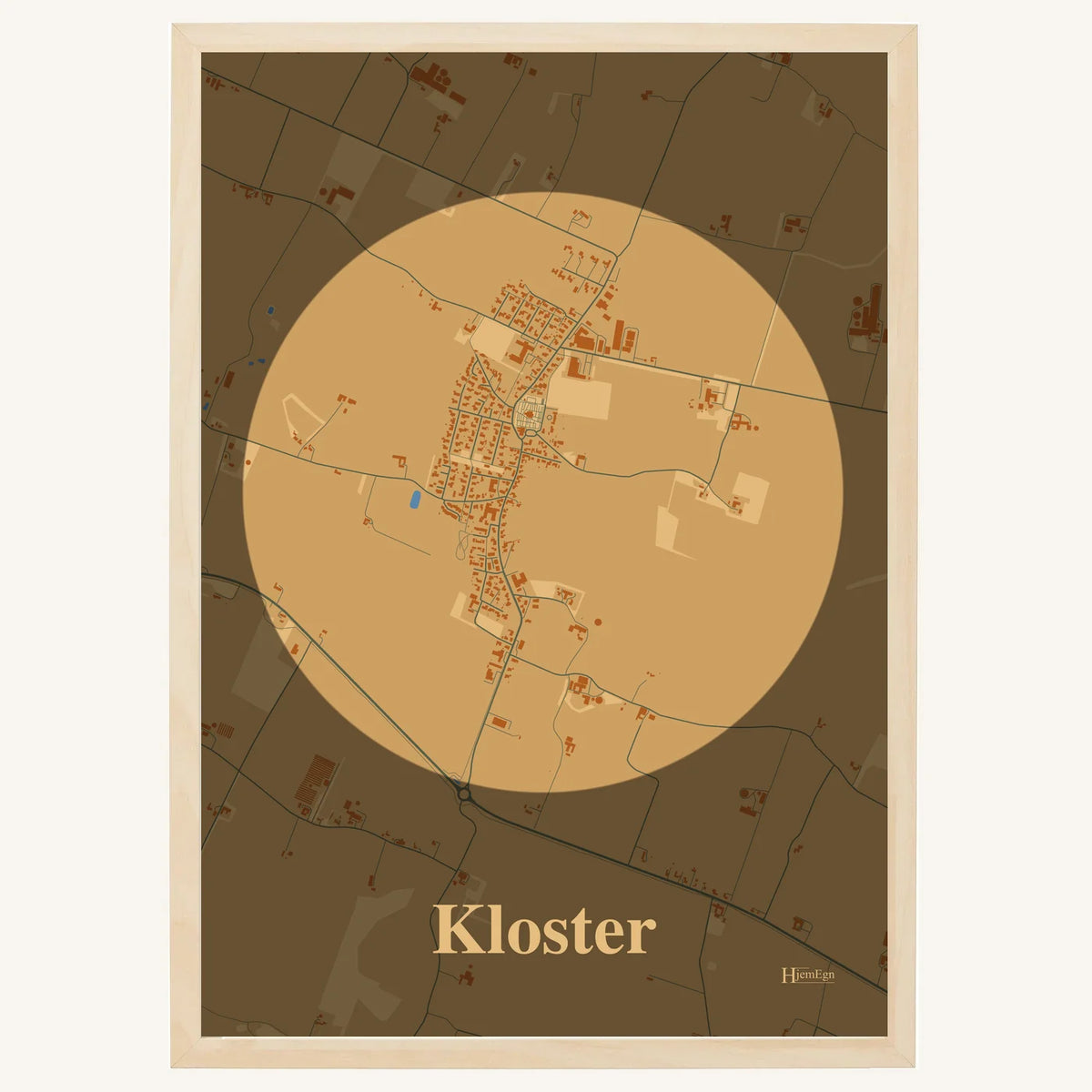 Kloster plakat – Centrum 2026 – Lys pastel brun