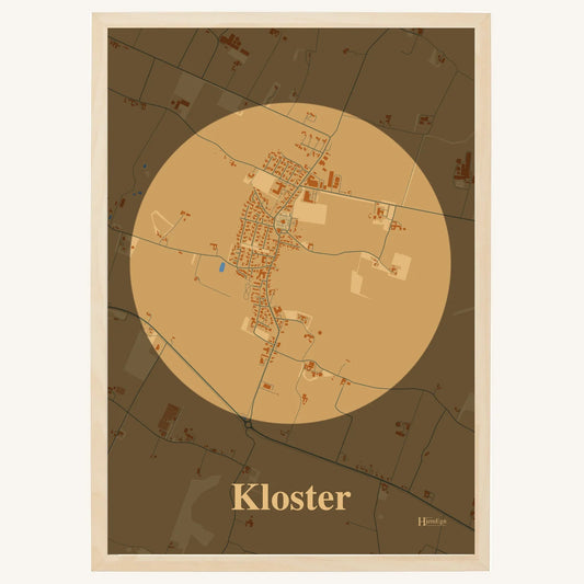 Kloster plakat – Centrum 2026 – Lys pastel brun
