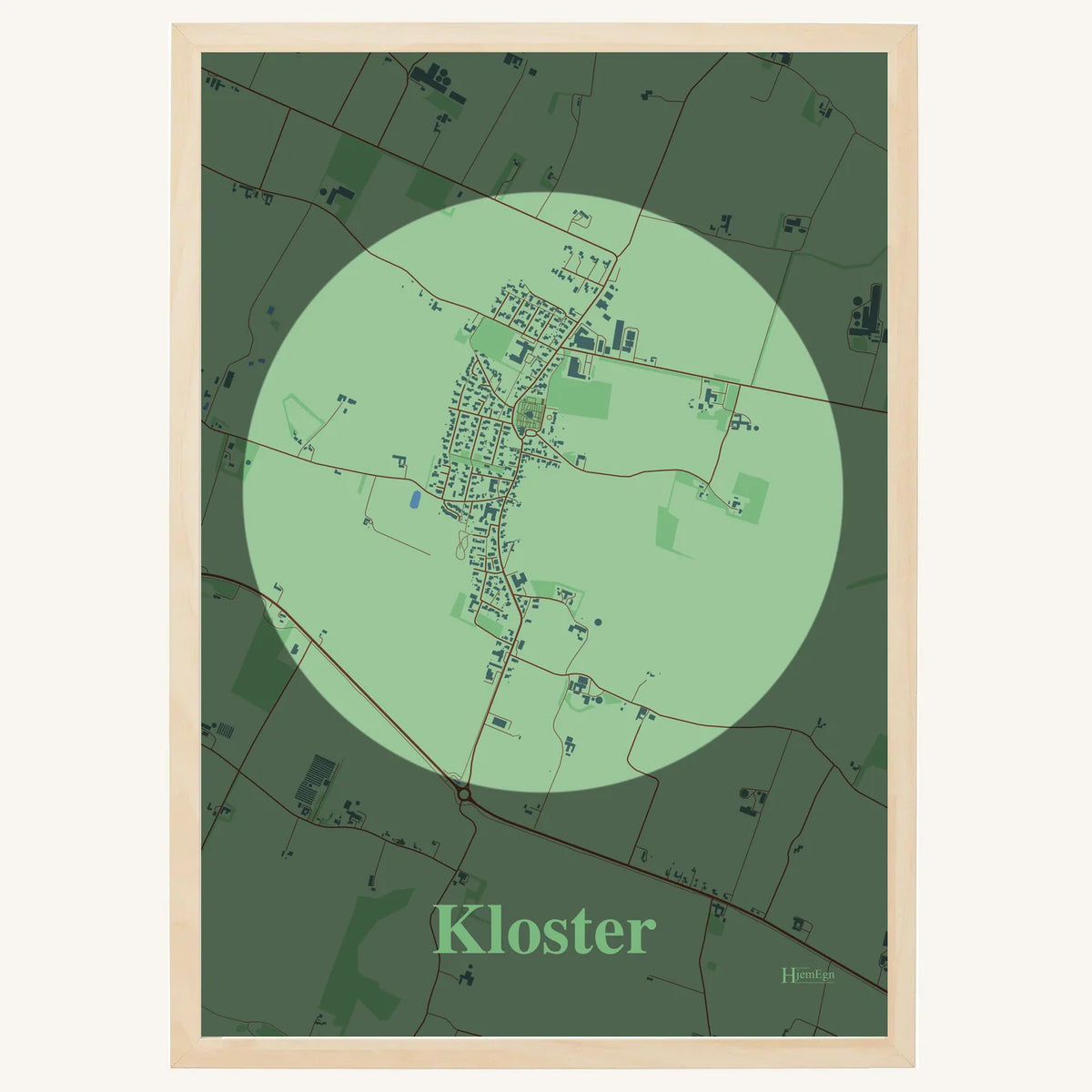 Kloster plakat – Centrum 2026 – Lys pastel grøn