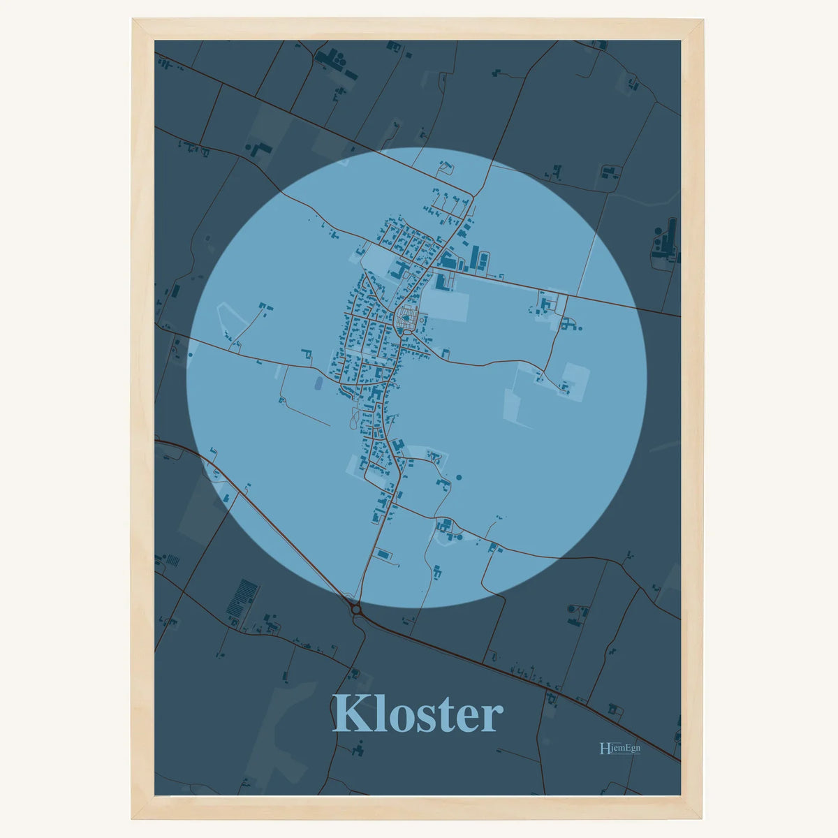 Kloster plakat – Centrum 2026 – Lys pastel blå