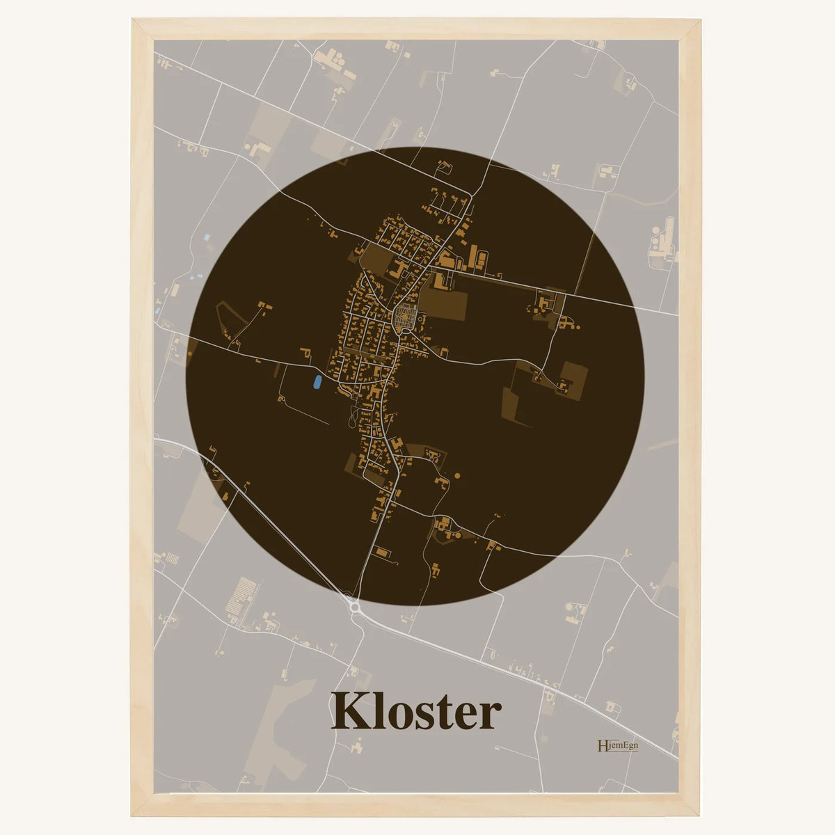 Kloster plakat – Centrum 2026 – Mørk brun