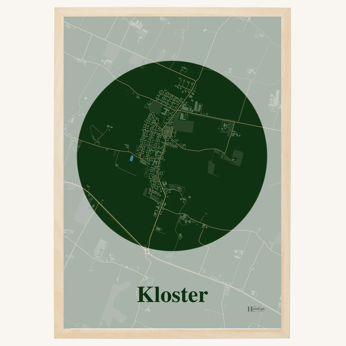 Kloster plakat – Centrum 2026 – Mørk grøn