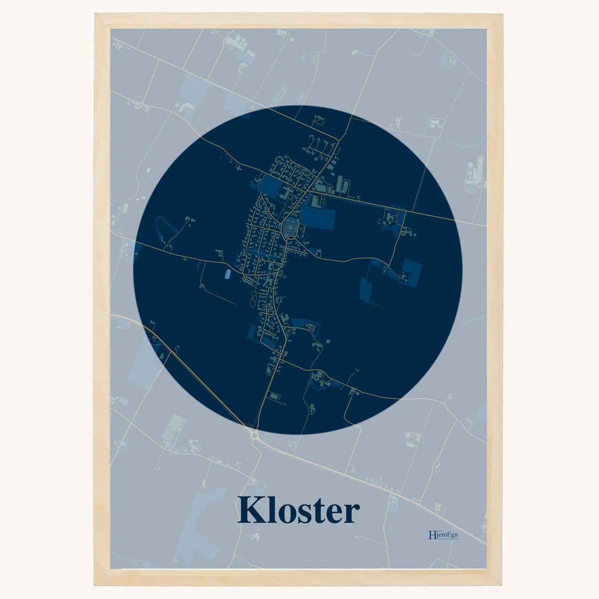 Kloster plakat – Centrum 2026 – Mørk blå