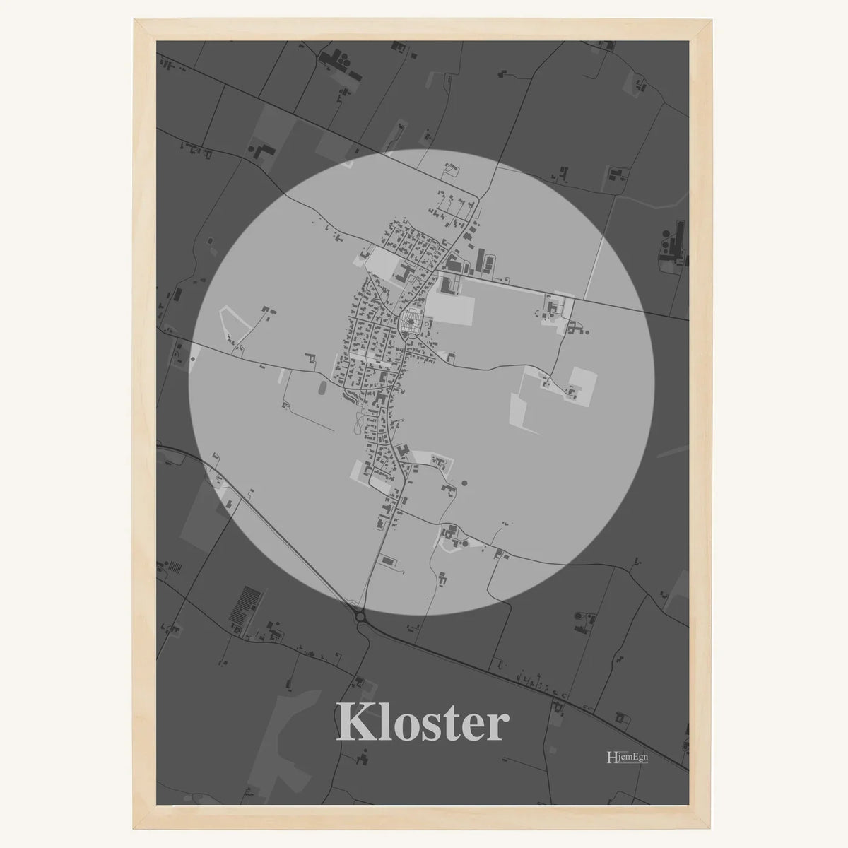 Kloster plakat – Centrum 2026 – Lys pastel grå