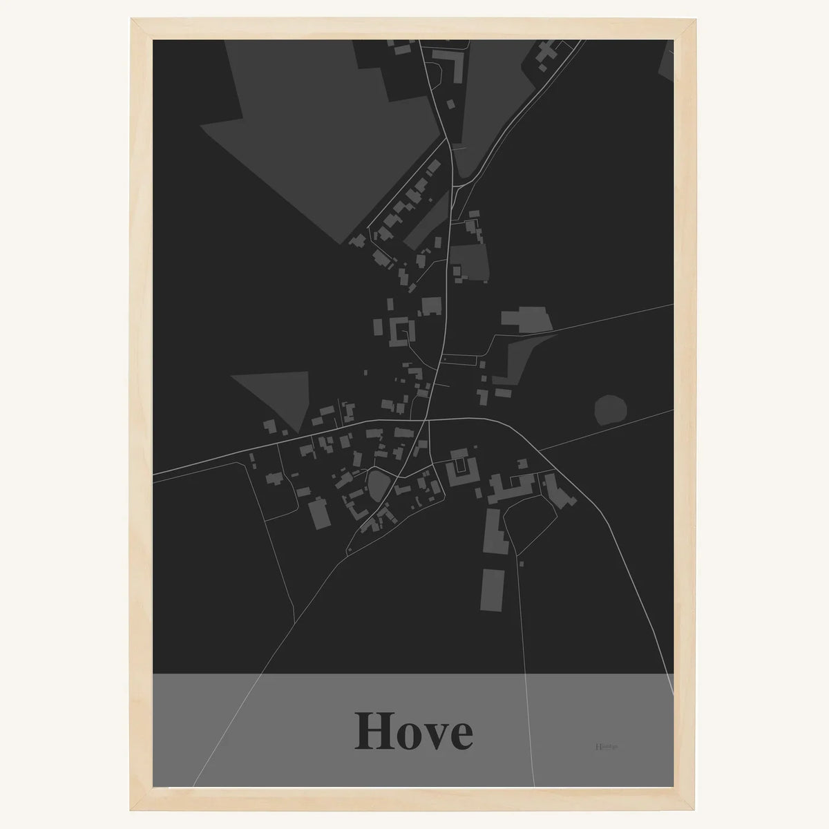 Hove plakat – Firkantet 2026 – Mørk grå